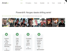 Tablet Screenshot of powerdrift.no